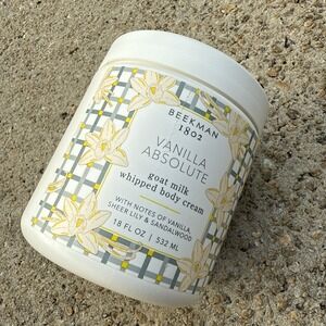 Beekman 1802 Goat Milk Whipped Body Cream Vanilla Absolute 18 fl. oz. (NEW)